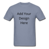 Add Your Design Here Dyed T-Shirt - blue