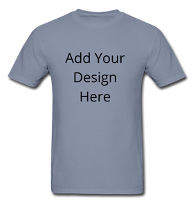 Add Your Design Here Dyed T-Shirt - blue